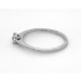 Diamant Ring Platin 950 Solitär Brillant 0.25ct 