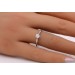 Diamant Ring Platin 950 Solitär Brillant 0.25ct 