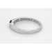 Smaragd Ring Platin 950 grüner Edelstein 0.25ct Brillanten 0.03ct 