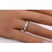 Verlobungsring Platin 950 Solitär Brillant 0.25ct 