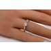 Verlobungsring Platin 950 Solitär Brillant 0.50ct 