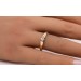 Verlobungsring Gold 585 14 Karat Champagner Brillant 0.25ct  