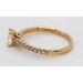 Diamantring 0.75ct Gold 585 14 Solitaer Karat Lab Grown Brillanten Hallo  IGI