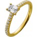 Diamantring 0.75ct Gold 585 14 Solitaer Karat Lab Grown Brillanten Hallo  IGI