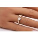 Diamantring 0.75ct Gold 585 14 Solitaer Karat Lab Grown Brillanten Hallo  IGI