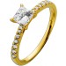 Diamantring 1.25ct Gold 585 14K Lab Grown Brillanten Diamant IGI 