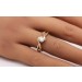 Brillantring 0.50ct Gold 585 14K Solitär Lab Grown Diamant IGI