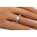 Brillantring 1.5ct Weissgold 585 14K Lab Grown Solitaer IGI