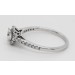 Brillant Ring 0.75ct Weissgold 585 14K Lab Grown  IGI Halo
