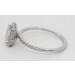 Diamantring 1.5ct  Halo Weissgold 585 14K Lab Grown Brillanten IGI