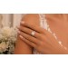 Diamantring 1.5ct  Halo Weissgold 585 14K Lab Grown Brillanten IGI
