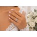 Diamantring Emerald cut Halo 1.90ct Weissgold 585 14K Lab Grown Brillanten 