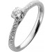 Brillantring 0.75ct Weissgold 585 14K Lab Grown Brillanten IGI