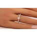 Brillantring 0.75ct Weissgold 585 14K Lab Grown Brillanten IGI