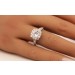 Diamantring 2.62ct Weissgold 585 14K Lab Grown Brillanten Diamanten IGI