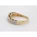 Saphir Ring Gold 585 14K blaue Edelsteine Natur Diamanten 0.22ct