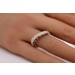 Saphir Ring Gold 585 14K blaue Edelsteine Natur Diamanten 0.22ct