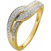Brillant Ring Gold 585 14K Natur Diamanten 0.17ct