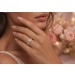Brillant Ring Gold 585 14K Natur Diamanten 0.17ct