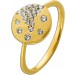 Diamant Ring Gold 585 14K Natur Diamanten 0.29ct