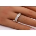 Diamant Ring Endlos Gold 585 14k  Natur Diamanten 0.17ct
