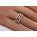 Diamant Ring Gold 585 14K Natur Edelsteine 0.52ct