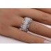 Diamant Ring Weißgold 585 14K Natur Diamanten 1.0ct