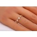 Brillant Ring Gold 585 14 Karat Natur Diamanten 0.12ct