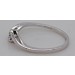 Verlobungsring Weißgold 585 14K Lab Grown Diamant 0.12ct