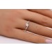 Verlobungsring Weißgold 585 14K Lab Grown Diamant 0.12ct