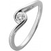 Verlobungsring Weißgold 585 14K Lab Grown Diamant 0.12ct