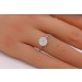 Diamant Ring Weißgold 585 14K Lab Grown Diamanten 0.40ct