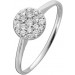 Diamant Ring Weißgold 585 14K Lab Grown Diamanten 0.40ct