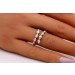 Diamant Ring Gold 585 14K Natur Diamanten 0.20ct