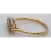 Diamant Ring Gold 585 14K Natur Diamanten 0.20ct
