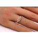 Diamant Ring Gold 585 14K Natur Diamanten 0.20ct