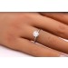 Verlobungsring Weißgold 585 14K Lab Grown Brillant 1.0ct