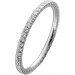 Memoire Ring Weißgold 585 14K Natur Diamanten 0.50ct 