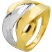 Bicolor Damenring Gold Weißgold 333 8 Karat