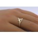 Schwalben Vogel Tauben Ring Gelbgold 333 8 Karat