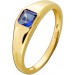 Tansanit Ring Gold 375 9K lila Natur Edelstein 0.70ct 