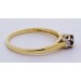 Tansanit Ring Gold 585 14K nat Tansanit 0.35ct Natur Brillanten 