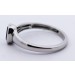 Tansanit Ring Platin 950 natürlicher Edelstein 0.50ct 
