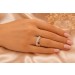 Trinity Brillantring Gelbgold Weißgold Rosegold 585 14K Natur Diamanten 0.60ct