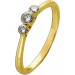 Diamantring Gold 585 14K Lab Grown Diamanten 0.25ct IGI Zertifikat