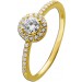 Diamantring Gold 585 14K Lab Grown Diamanten 0.5ct IGI Zertifikat