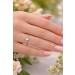 Aquamarin Ring Gold 375 9K Natur Aquamarin Edelstein 1.16ct