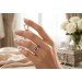 Diamant Ring Gold 585 14K schwarze Natur Diamanten weiße Natur Diamanten