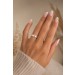 Brillant Ring Gold 333 8K Lab Grown Diamanten 1.0ct