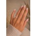 Brillant Ring Gold 333 8K Lab Grown Diamanten 0.70ct